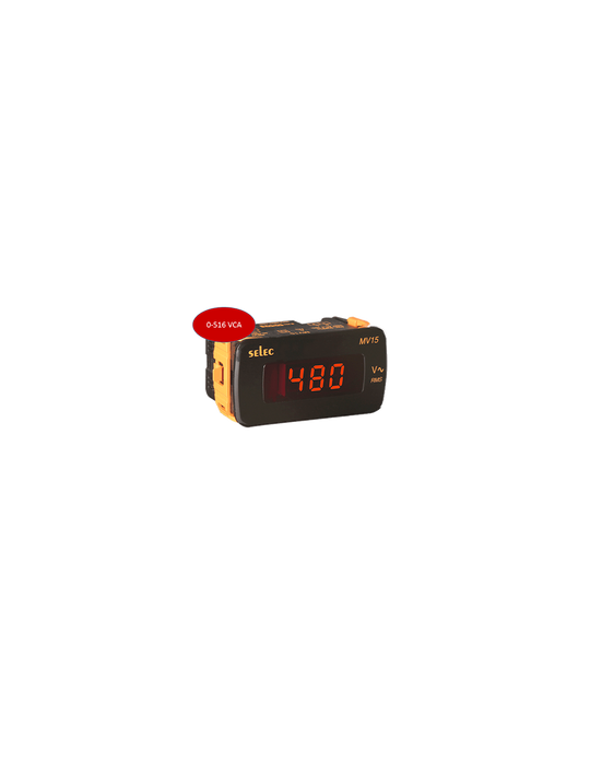 MV15-110V Voltímetro de CA, 48x96