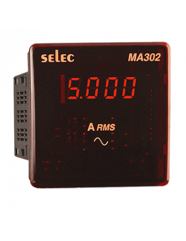 MA302-240V Amperímetro, 96x96