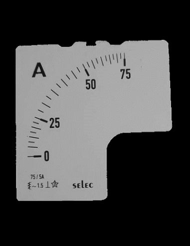 SCL-AM-I-2-75/5A Placa de Escala, 72x72