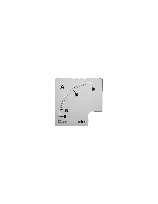 SCL-AM-I-3-30/5A Placa de Escala, 96x96