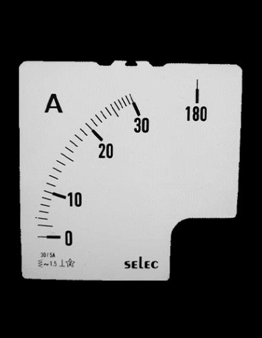SCL-AM-I-3-30/5A-6S Placa de Escala, 96x96
