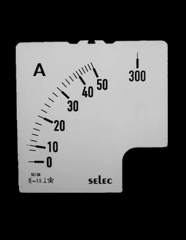 SCL-AM-I-3-50/5A-6S Placa de Escala, 96x96