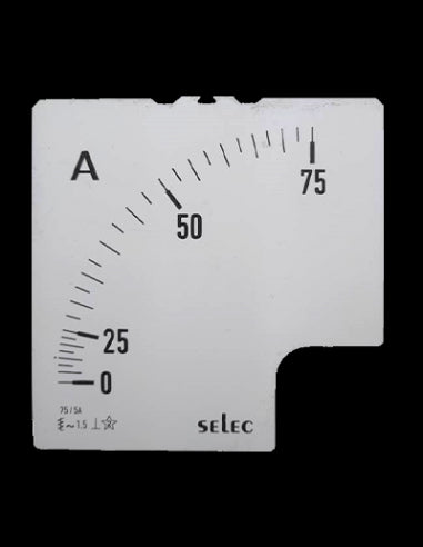 SCL-AM-I-3-75/5A Placa de Escala, 96x96