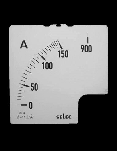 SCL-AM-I-3-150/5A-6S Placa de Escala, 96x96