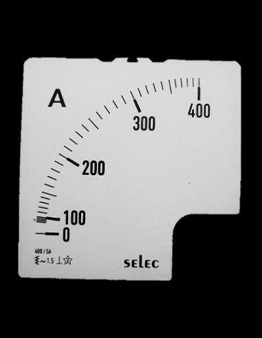 SCL-AM-I-3-400/5A Placa de Escala, 96x96