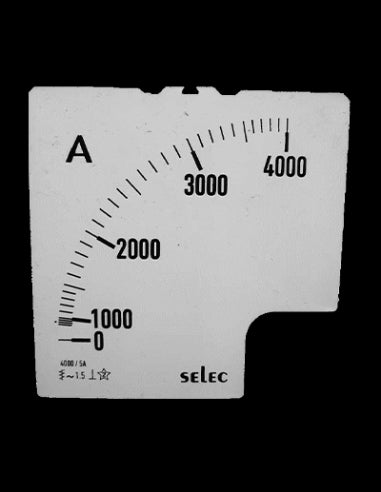 SCL-AM-I-3-4000/5A Placa de Escala, 96x96