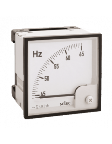AM-HZ-2-45-65-440V Medidor de Frecuencia, 72x72