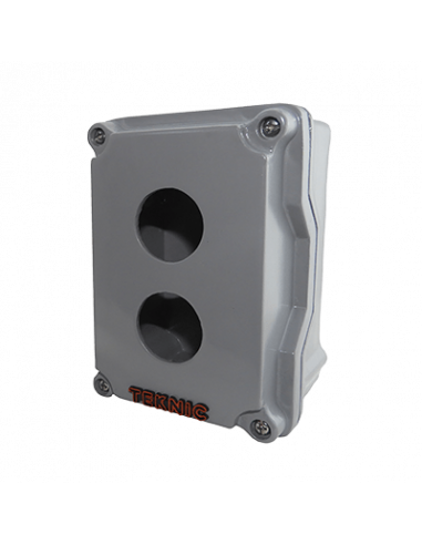1004C12 Botonera de Aluminio Ø 30mm