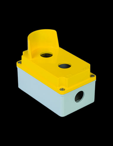 402615016 Botonera Aluminio con Guarda Ø 22mm