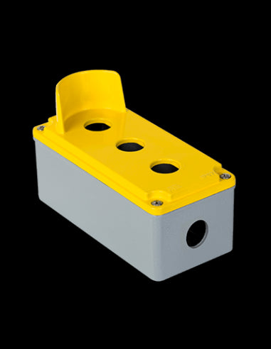 402625016 Botonera Aluminio con Guarda Ø 22mm