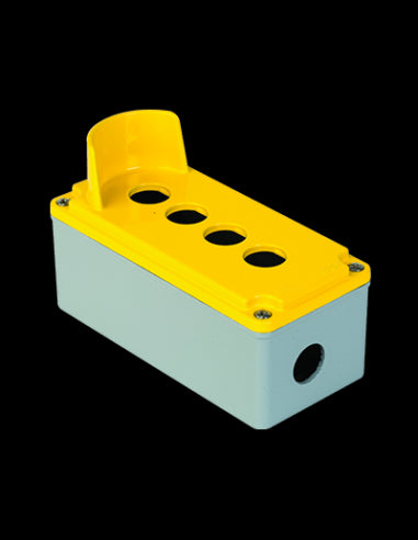 402626016 Botonera Aluminio con Guarda Ø 22mm