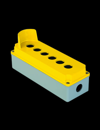 402636016 Botonera Aluminio con Guarda Ø 22mm