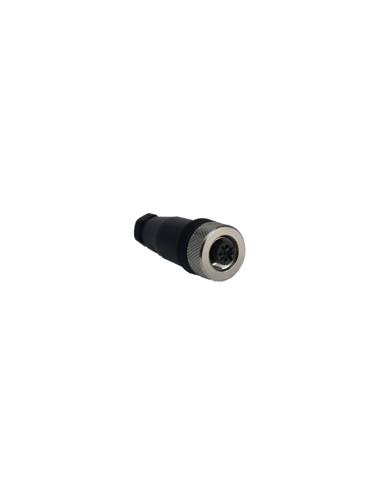CSM12-4-F Conector Recto M12, 4 Pines