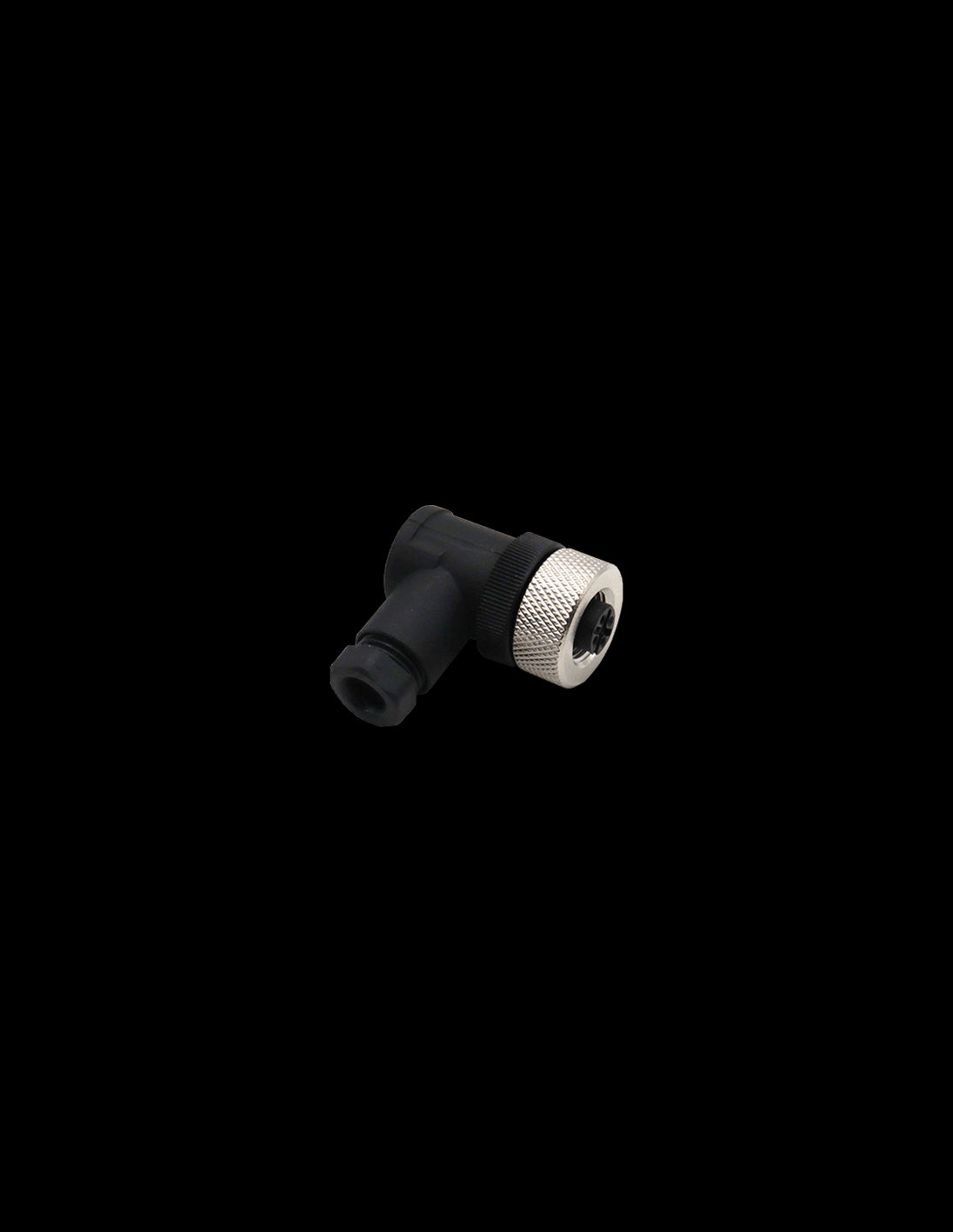 CAM12-4-F Conector Codo M12, 4 Pines