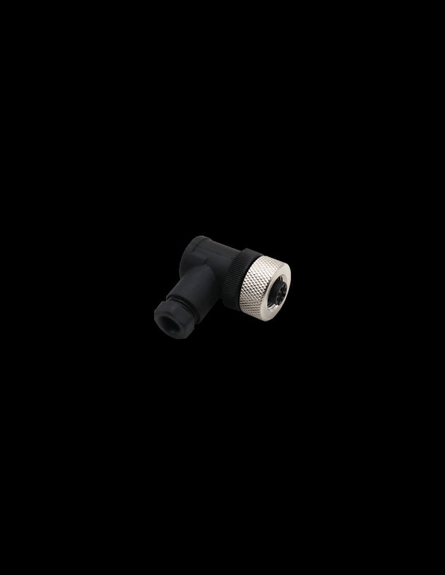 CAM12-4-F Conector Codo M12, 4 Pines