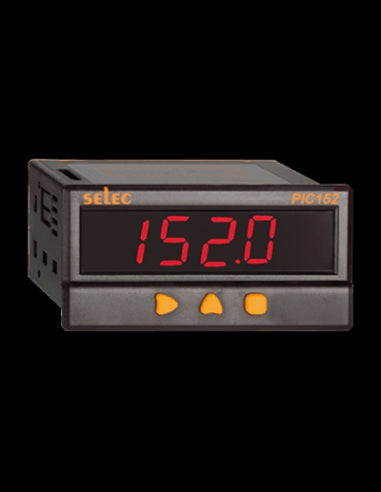 PIC152A-VI-24V Indicador de Procesos con 2 Alarmas, 48x96