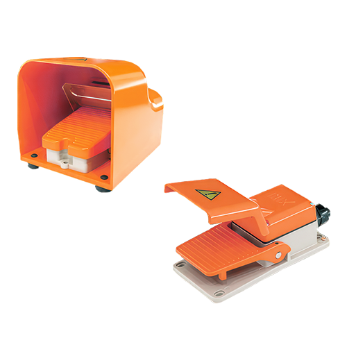 HY-104 - PEDAL 72X114X38 ALIMENTACION 10AMP. 250VCA CUERPO ALUMINIO TIPO CAJA