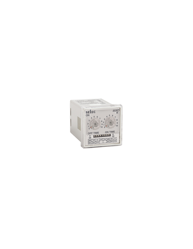 55XC-T-230V-G Temporizador Cíclico, 48x48