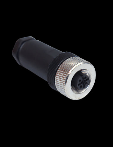 CSM12-4-F-PG9-T Conector Recto M12, 4 Pines