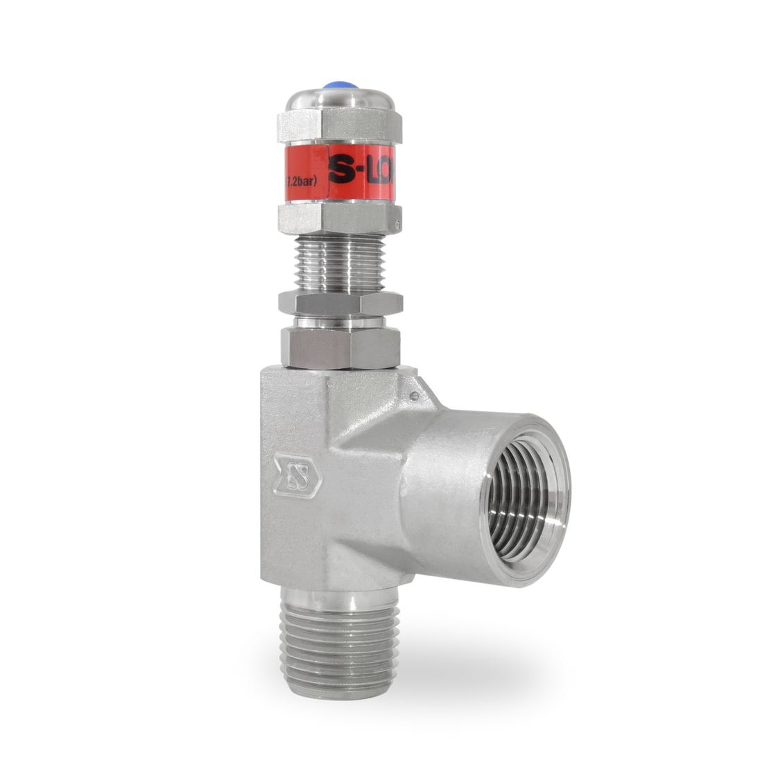 SRV30-MF-8N-L-S6 Válvula de Relevo (Alivio) en A Inox S316 1/2" Macho-Hembra NPT Roscada