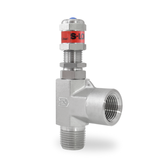 SRV30-MF-8N-L-S6 Válvula de Relevo (Alivio) en A Inox S316 1/2" Macho-Hembra NPT Roscada