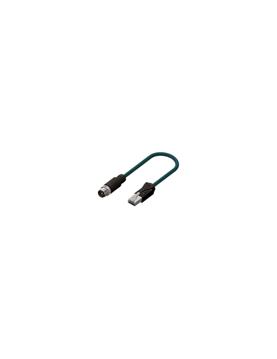 CDMRJ4524-D-PUR Cable con Conector y RJ45 , 4 Polos, PUR