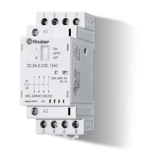 23416 223400244640 - 22.34.0.024.4640 Contactor Modular (24 VAC/DC) 2NA+2NC 25A AgSnO