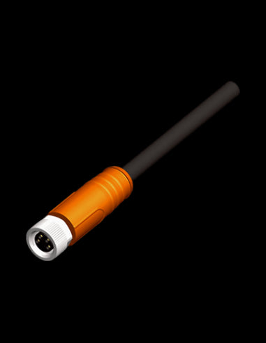 KFDC24P-M8 Cable con Conector Recto M8, PVC