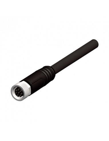 KFDM88-2M Cable con Conector Recto M8, PVC