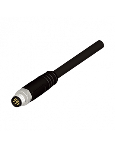 KMDM88-2M Cable con Conector Recto M8, PVC