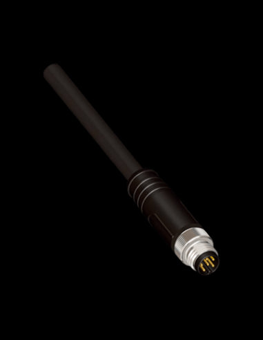 KMDM86-5M Cable con Conector Recto M8, PVC