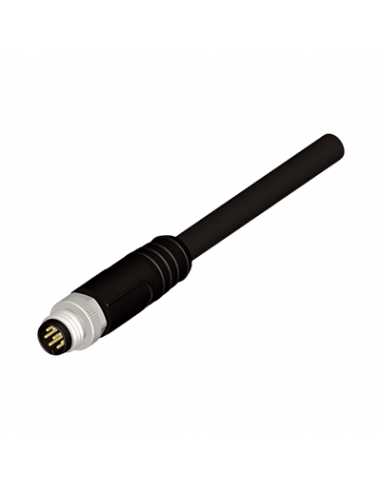 KMDM88-5M Cable con Conector Recto M8, PVC