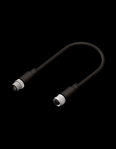 CDFM1258 Cable con 2 Conectores M12, PVC