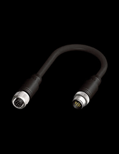 CDFM12512 Cable con 2 Conectores M12, PVC