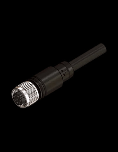 KFDC58 Cable con Conector Recto M12, PVC