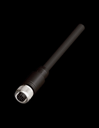 KFDC517 Cable con Conector Recto M12, PVC