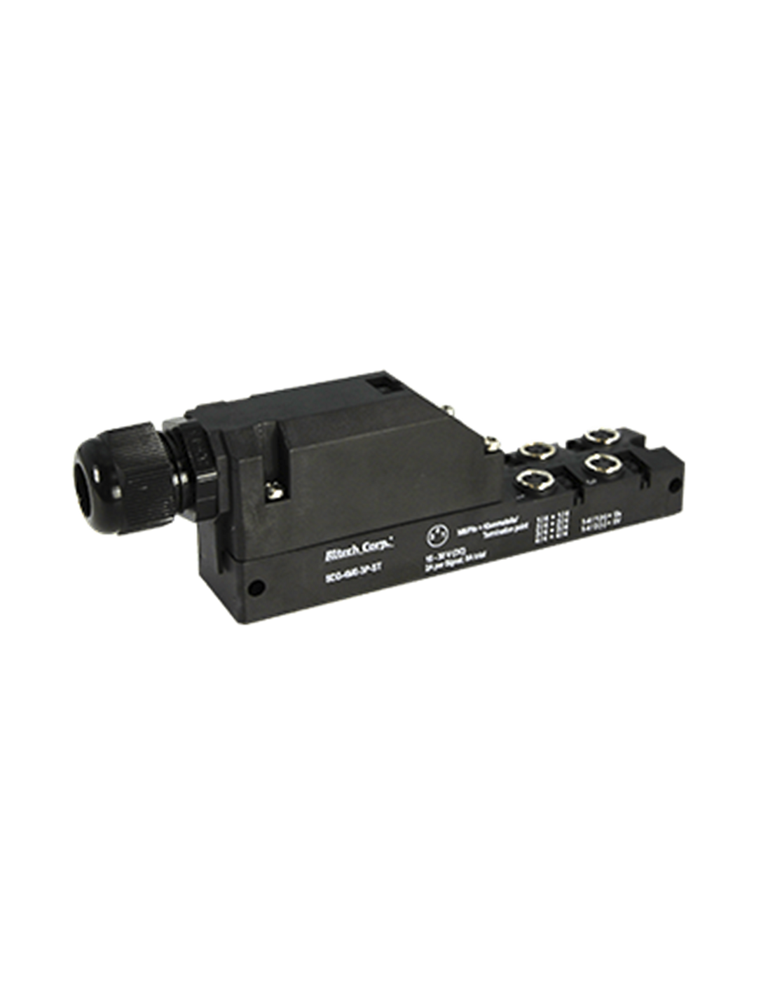 SDB-4M8-3P-ST Caja de Distribución, Conectores M8, 3 polos
