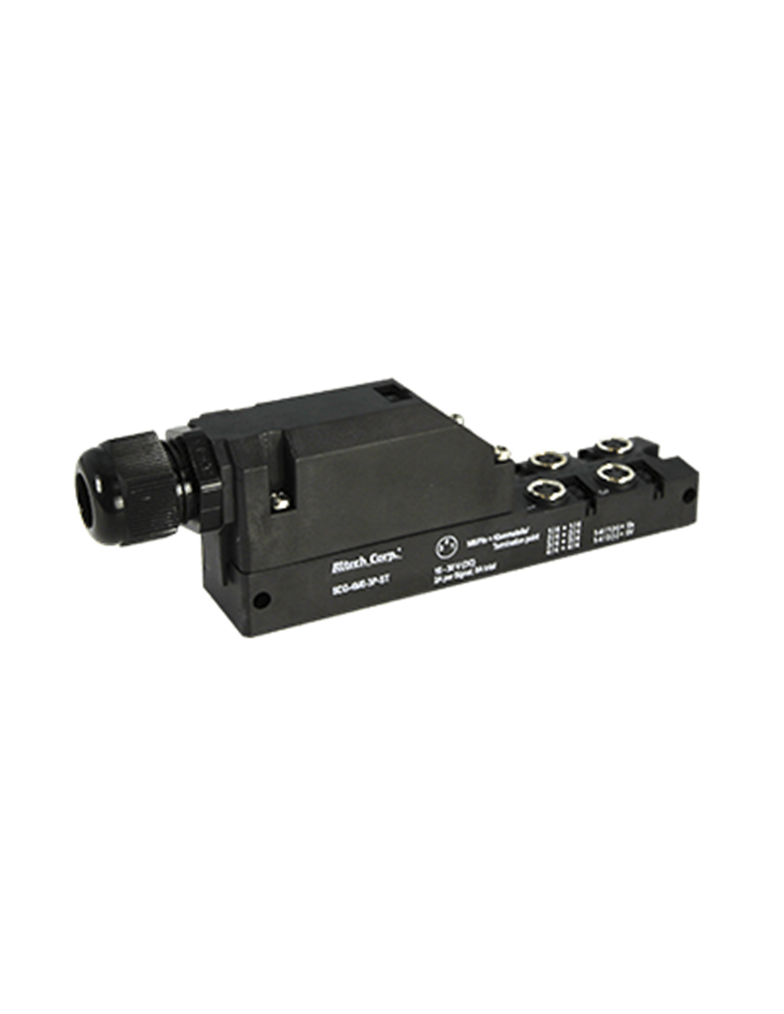 SDB-4M8-3P-ST Caja de Distribución, Conectores M8, 3 polos