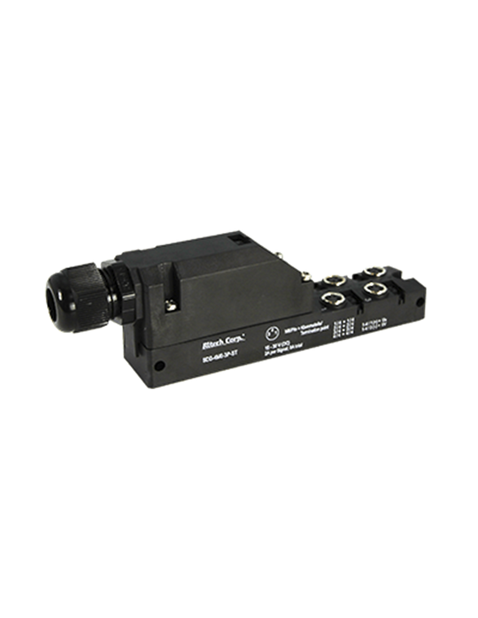 SDB-4M8-3P-ST Caja de Distribución, Conectores M8, 3 polos
