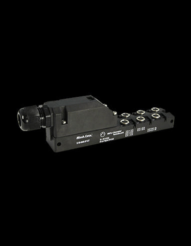 SDB-6M8-3P-ST Caja de Distribución, Conectores M8, 3 polos