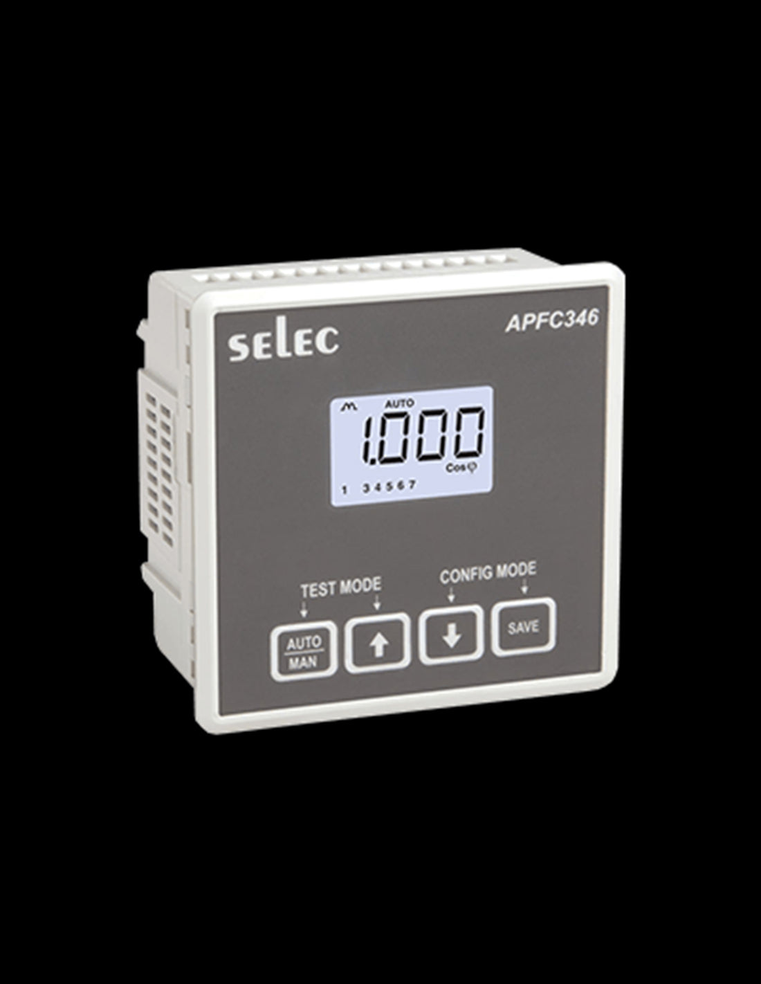 APFC346-108-230V Controlado Automático de Factor de Potencia, 96x96