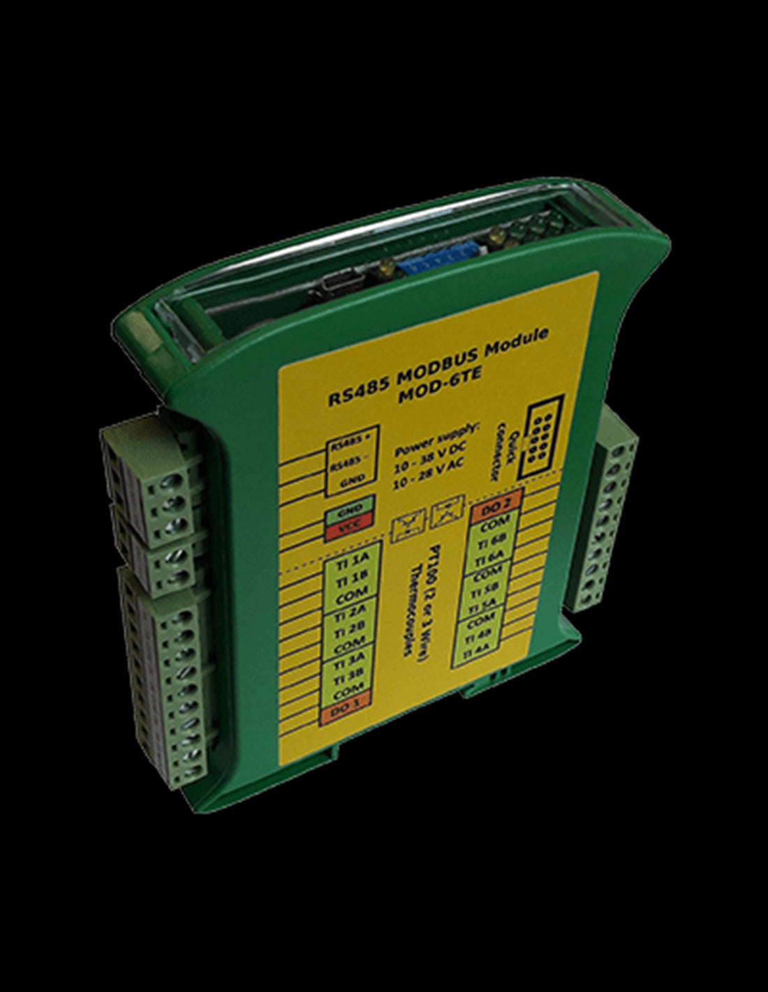 MOD6TE Módulo Convertidor de 6 Entradas para Medición de Temperatura