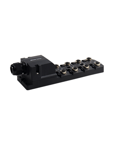 SDB-8M12-4P-ST Caja de Distribución para conectores 4 polos
