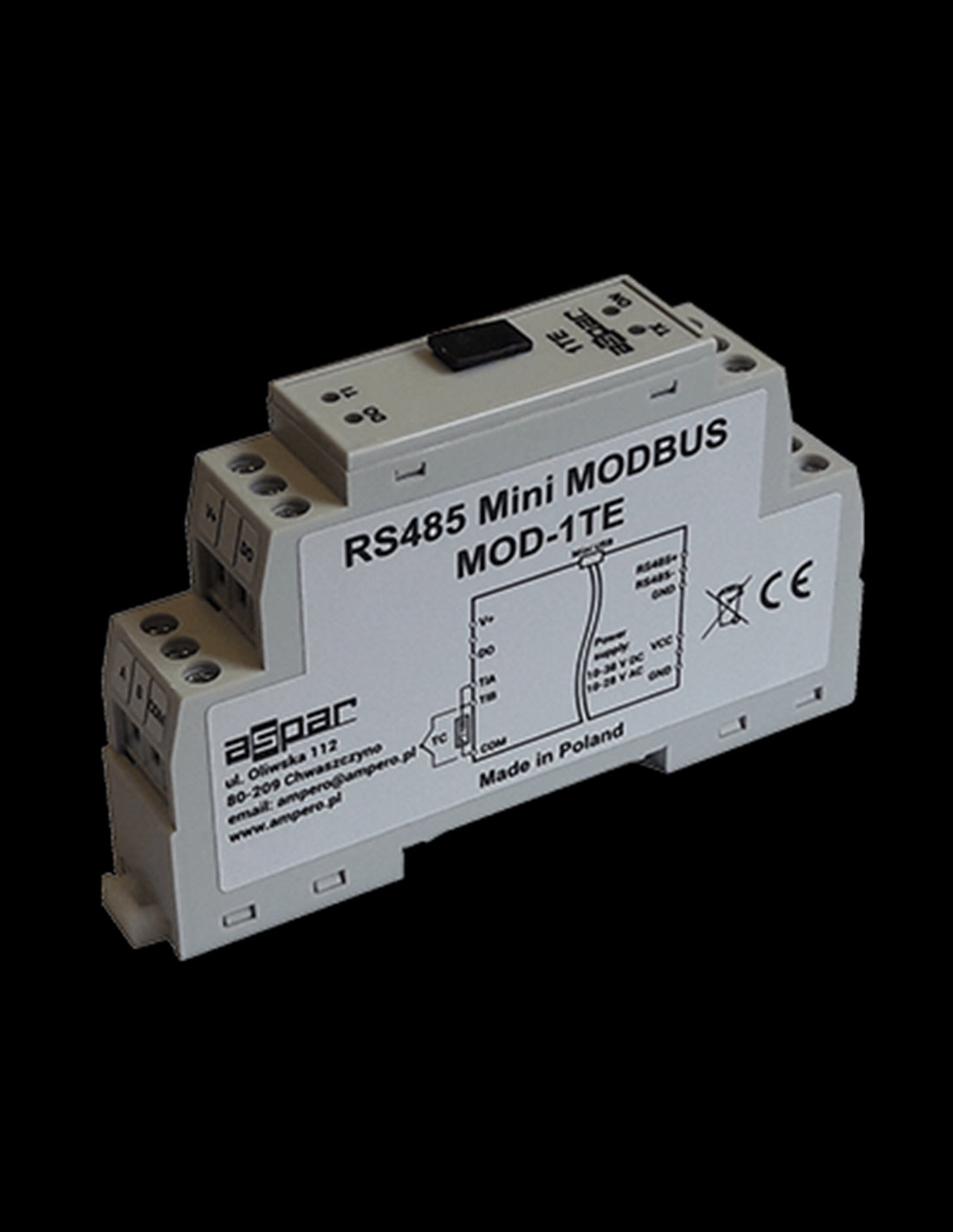 MOD1TE Modulo Convertidor de 1 Entrada para Medición de Temperatura