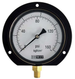 Manómetro DE WIT 231/115, Aluminio Negro, 4.5", Conexión 1/4" NPT
