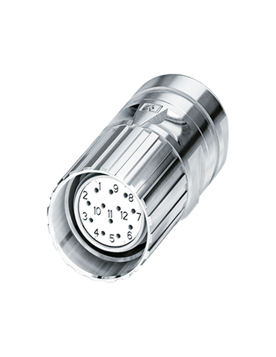 CSM23-12-F Conector Recto M23