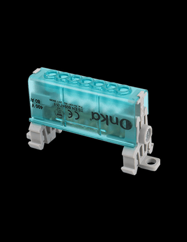 1080011 Bornera de Distribución, 1 Nivel, 80A