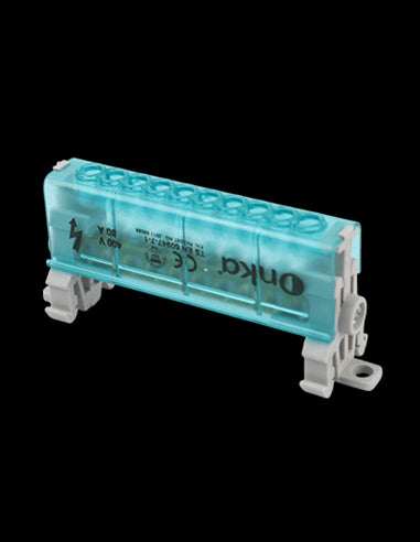 1080012 Bornera de Distribución, 1 Nivel, 80A