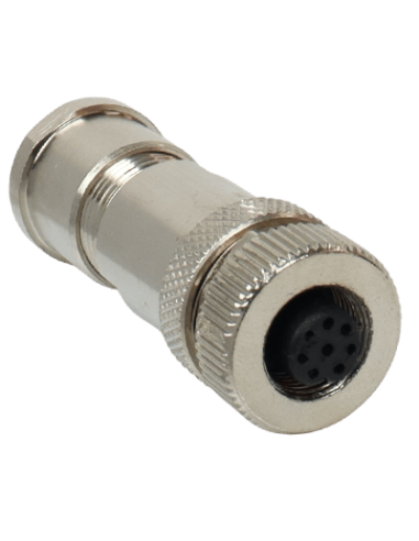 CSM12M-8-F-PG9-T Conector M12, Tipo A