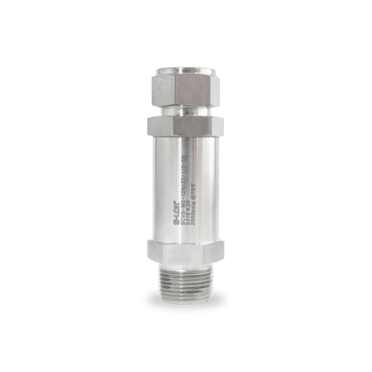 SCV5-MS-12N12T-1/3-S6 Válvula Check 3/4" NPT X 3/4 OD(Craking 1/3 psi)